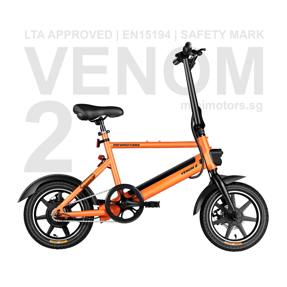 orange ebike