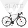 Volck Slate Carbon Fiber Road Bike (Black/Red)