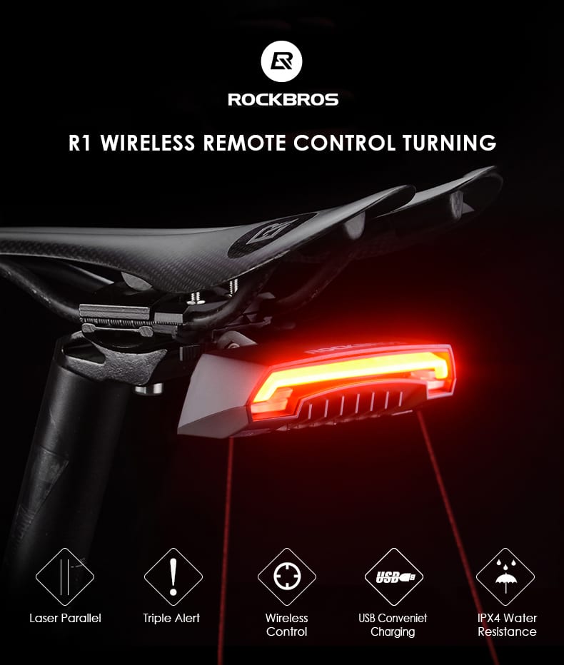 Rockbros Bicycle Rear Tailight with 