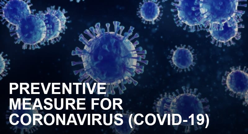 You are currently viewing Preventive measure for Coronavirus (Covid-19)