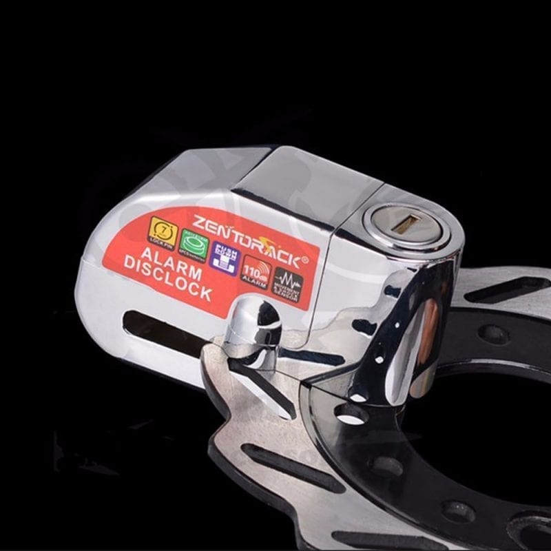 ZentoRack Disc Brake Alarm Lock -silver