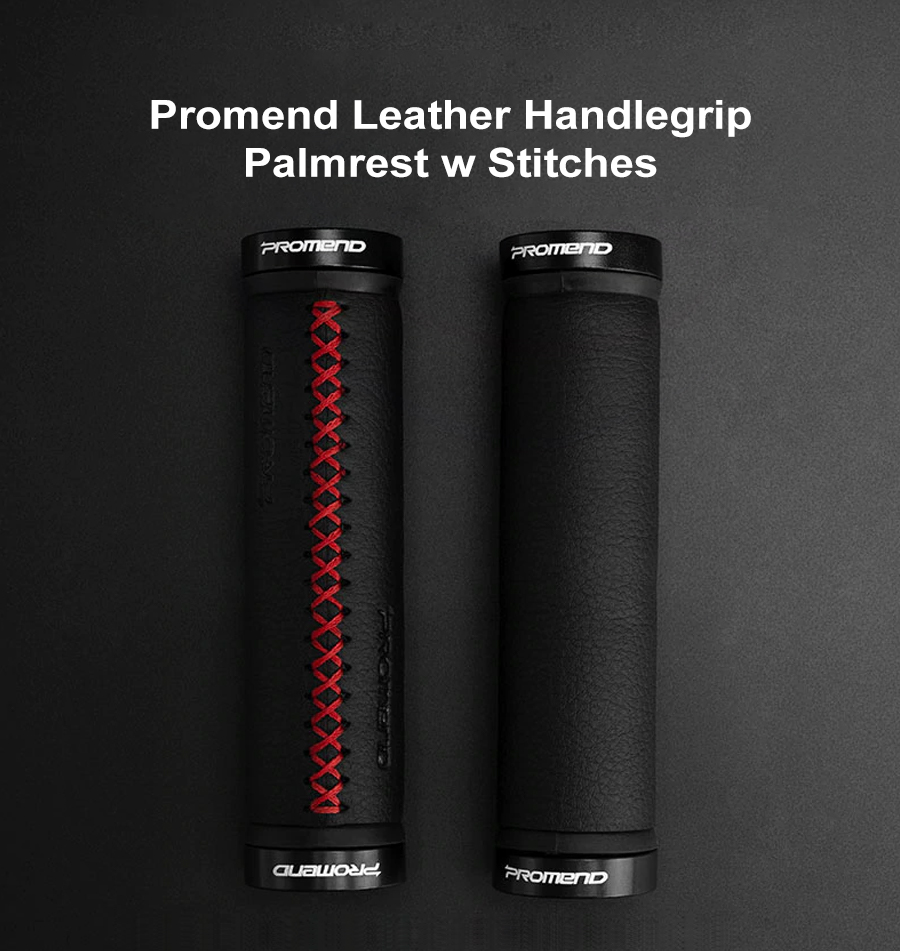 Promend Leather Handlegrip Palmrest w StitchesP1