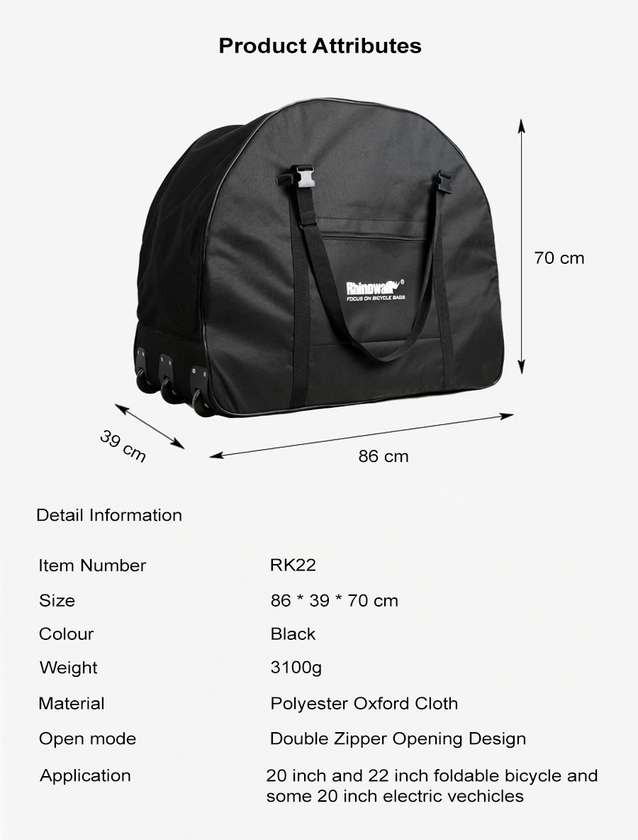 Rhinowalk Carry Bag for 20“ Folding Bicycle RK22 p7