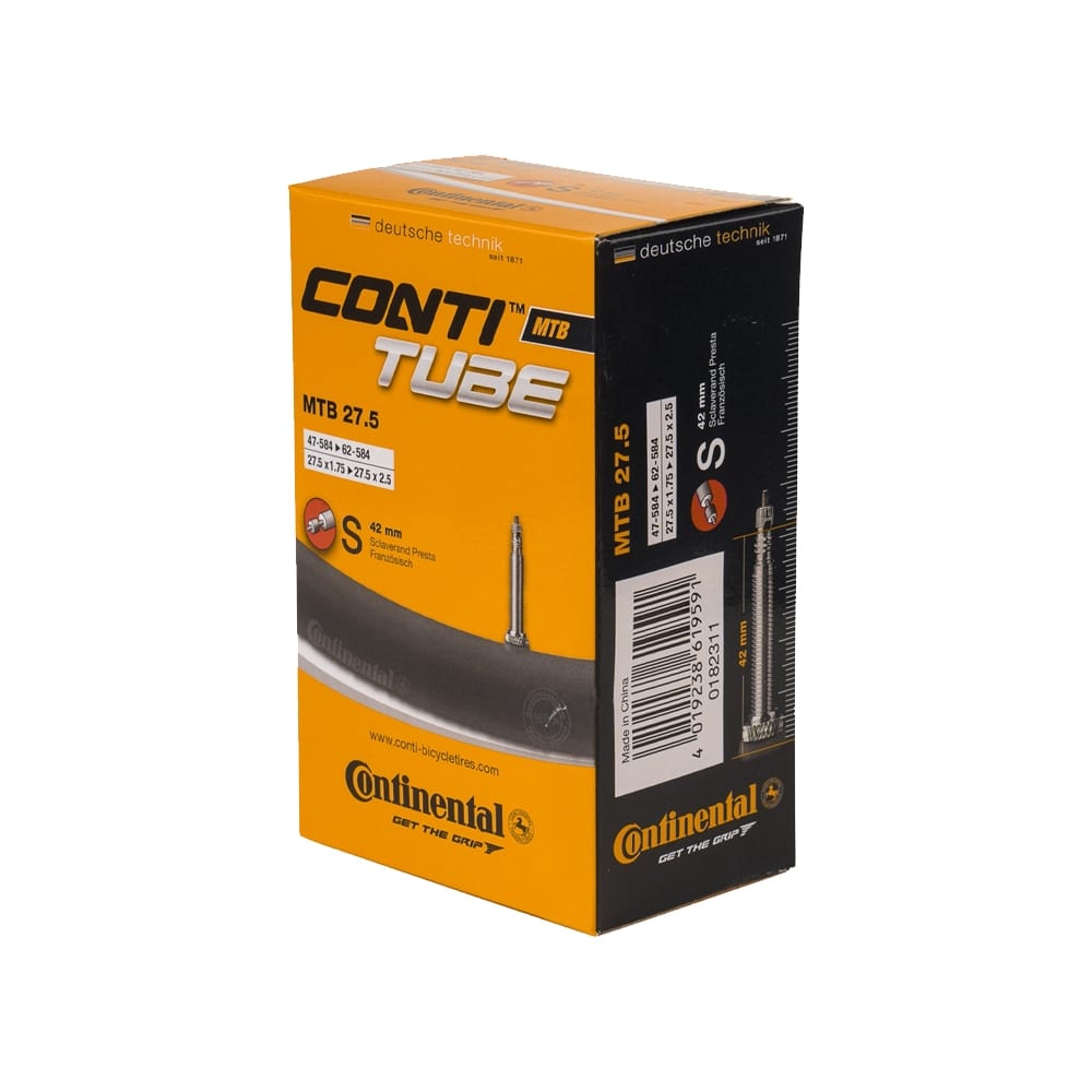 continental mountain bike tubes