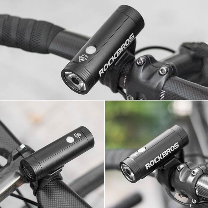 Rockbros Aluminum Bicycle LED Front Light R1-400 / R1-800 | Waterproof