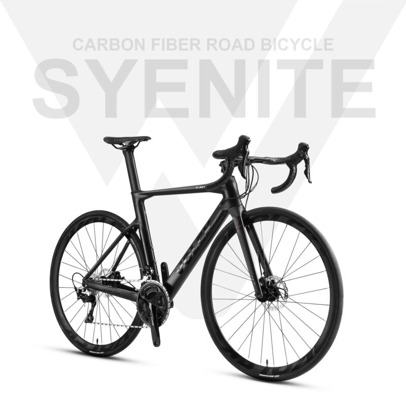 Volck Syenite Carbon Fiber Road Bike - Matte Black