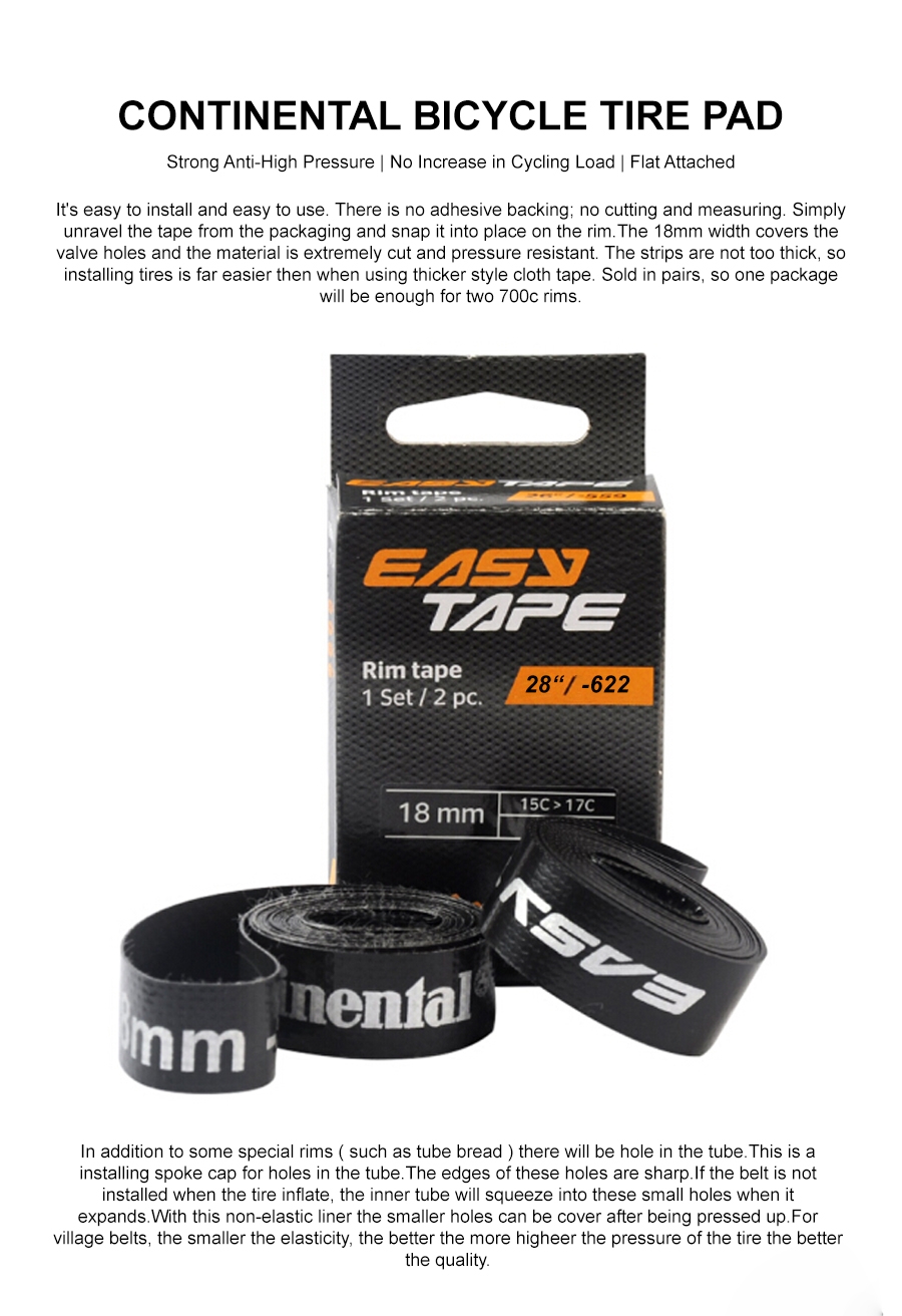 Continental Bicycle Easy Tape Rim Strip p1