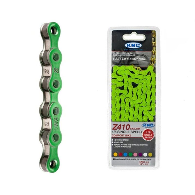 KMC Z410 1_8 Single Speed Chain(green)