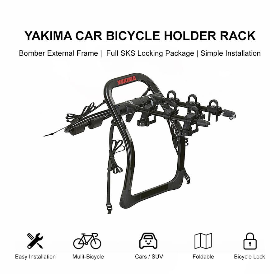 Yakima Trunk Mounted Car Bicycle Holder Rack p1