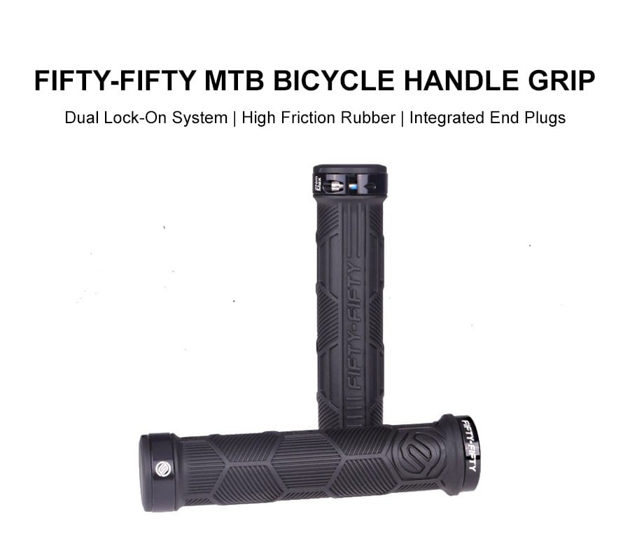 FIFTY-FIFTY MTB _ Foldable Bicycle Dual Lock-On Anti-Skid Handlebar Grips p1