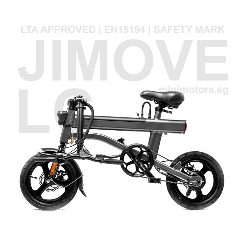 JIMOVE LC Electric Bicycle | LTA Approved | EN15194 | Safety Mark | Free Gift x6 | Free 6 Months Warranty