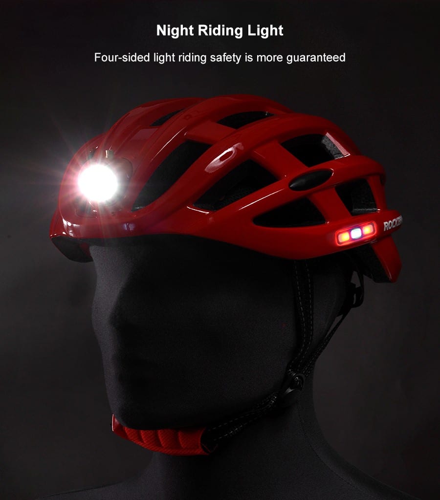 Rockbros Night Safety Riding Bicycle Helmet with Light ZN1001 p4