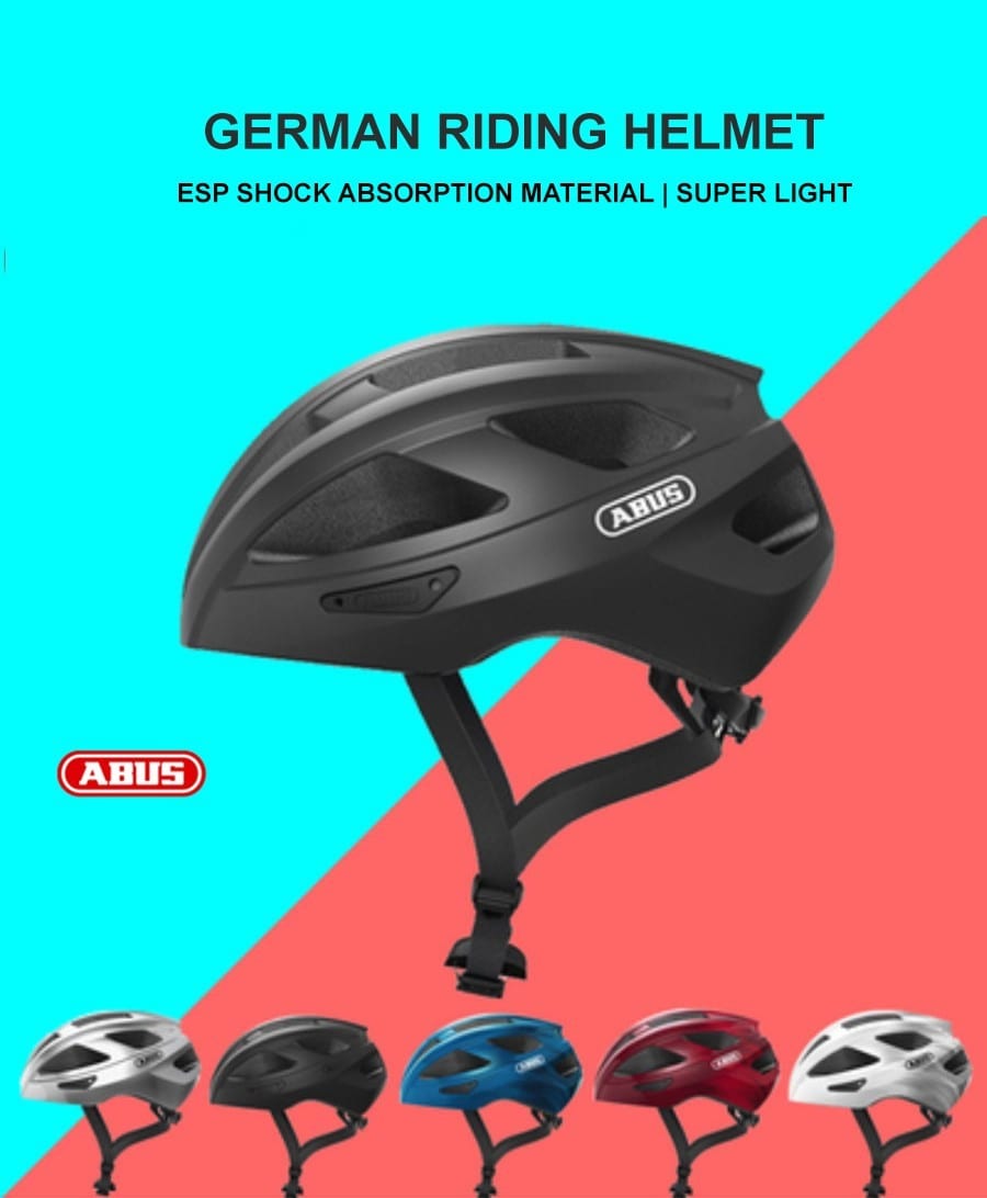 Abus Macator Germany Bicycle Helmet - Matte Black