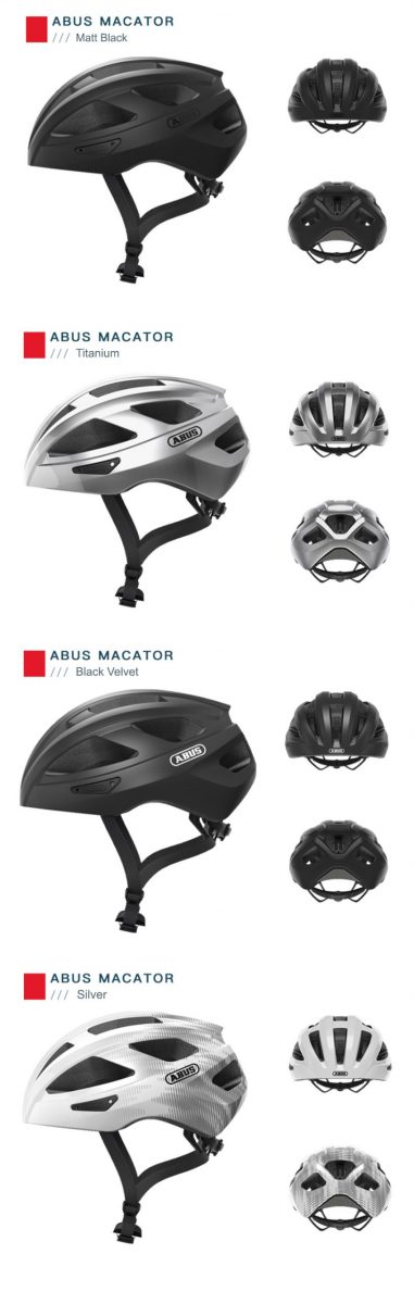 Abus Macator Germany Bicycle Helmet - multiple color