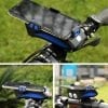 Bicycle LED Front Light with Phone Holder, USB Rechargeable Powerbank, Horn