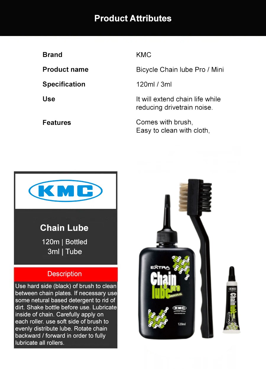 KMC Bicycle Chain Lube