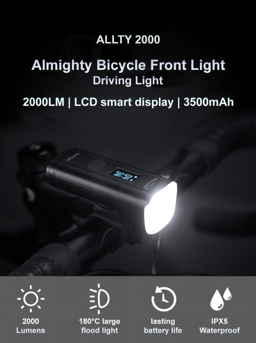 MAGICSHINE Bicycle Front Light ALLTY 2000
