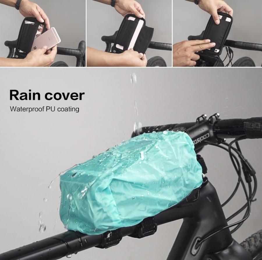 Rhinowalk MTB Road Bike Waterproof Hand Phone Multifuntion Bag RK18335 (1.5L) (15)