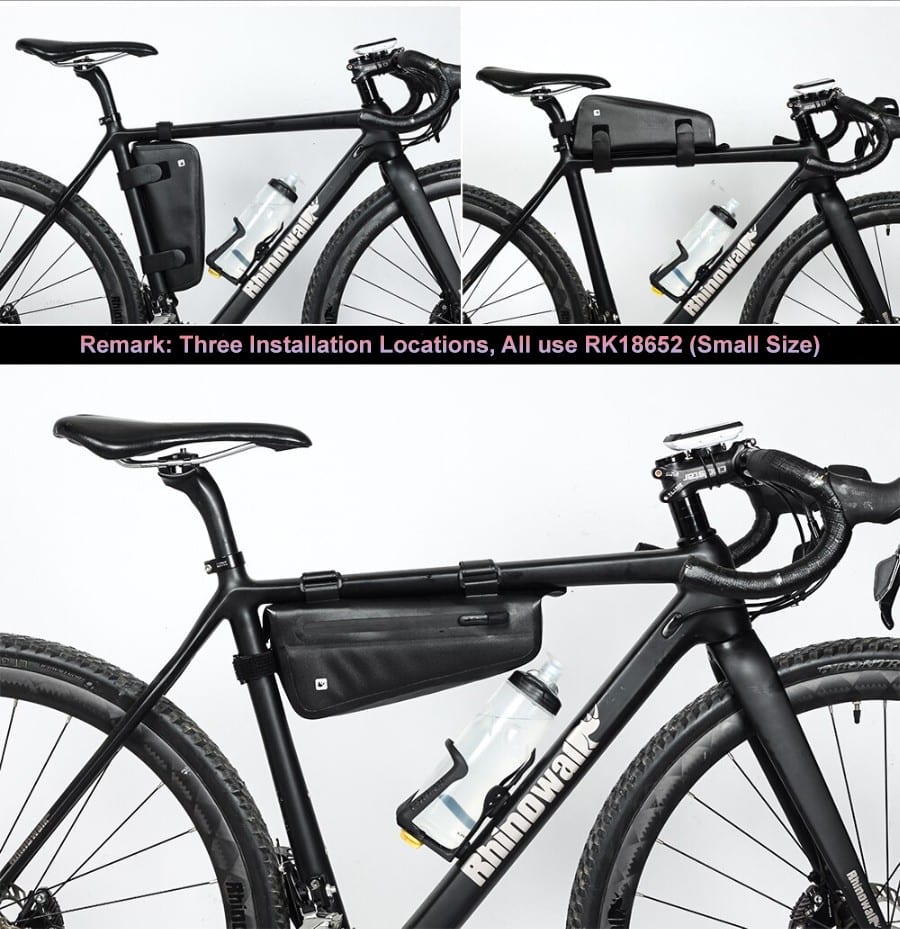 Rhinowalk Road Bike MTB Cycling Frame Waterproof Bag RK18652 (2.2L) RK18653 (3L) (3)