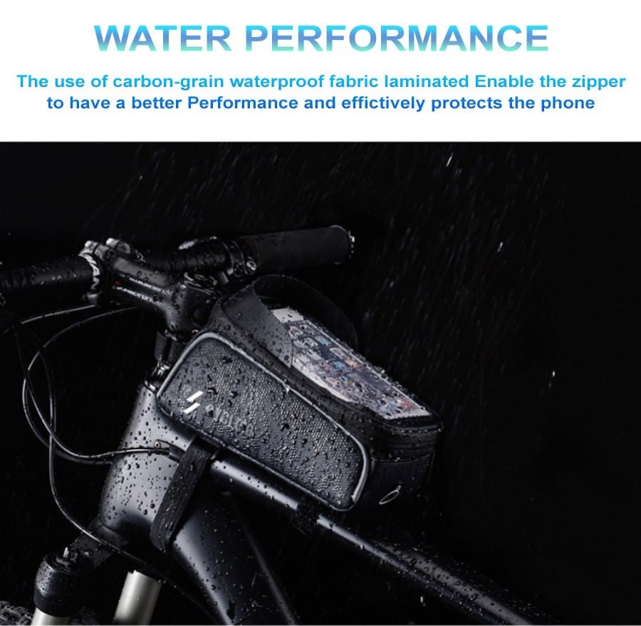 Road Bike MTB Frame Waterproof Hand Phone Multifunctional Bag SZ-017-1 (1L) (7)