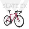 Volck Slate Ex Carbon Fiber Road Bike (Matte Red)