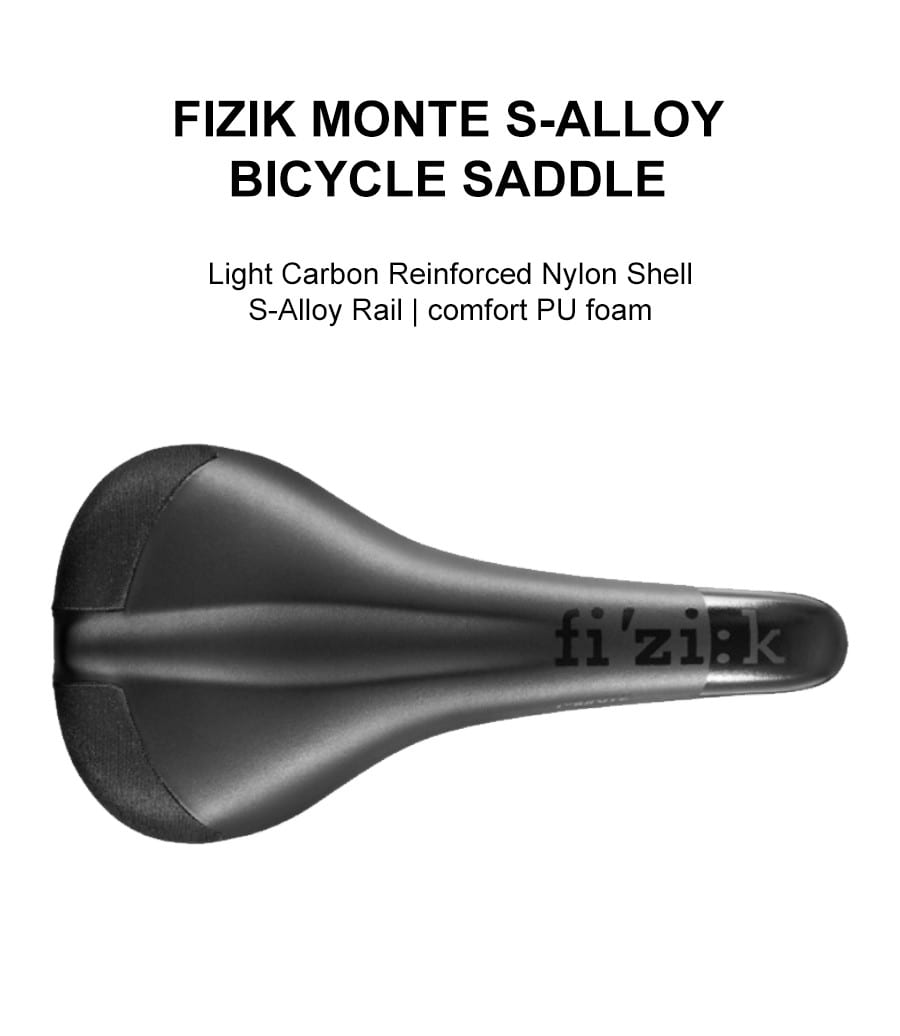 Fizik Monte S-Alloy Bicycle Saddle (1)