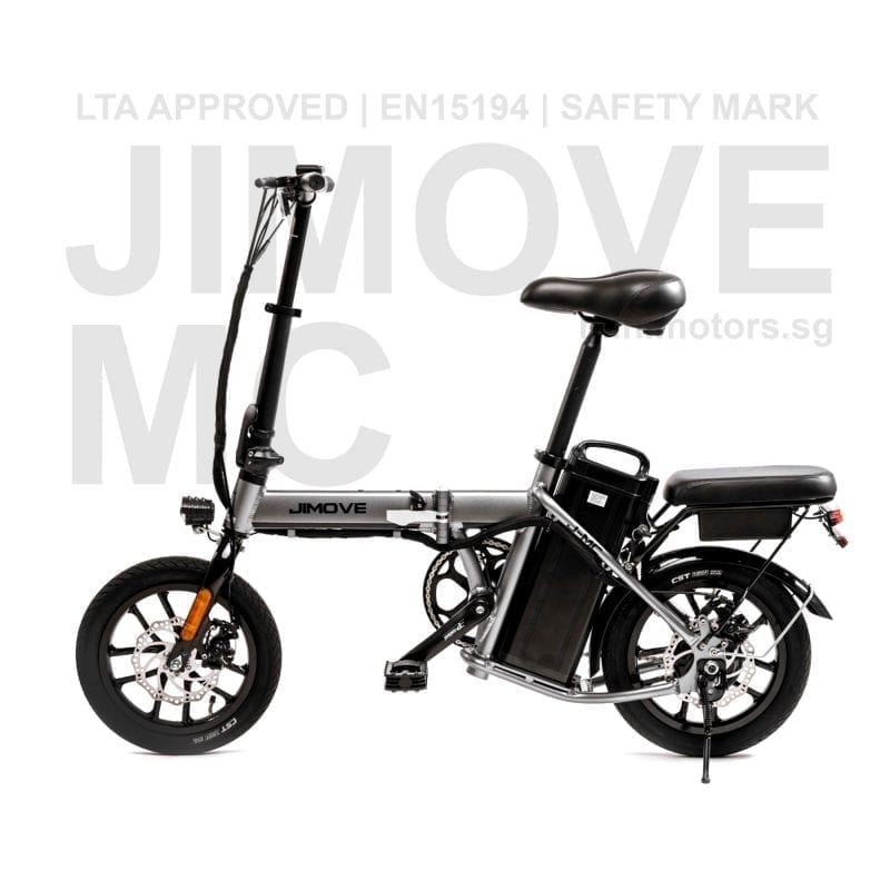 JIMOVE MC Electric Bicycle | LTA Approved | EN15194 | Safety Mark | Free Gift x6 | Free 6 Months Warranty