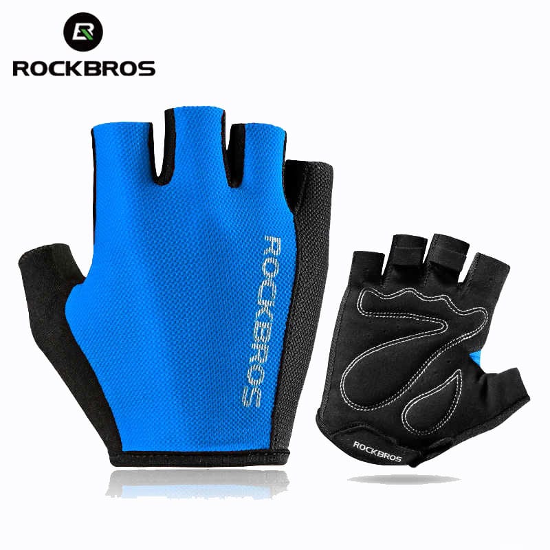 Rockbros MTB Best Bicycle Gloves Half Finger Sponge Pad Professional Unisex Soft Gloves S099