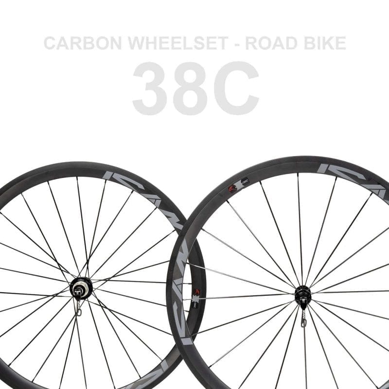 ICAN 38C Carbon Wheelset | Road Bike | 2 Years Free Warranty