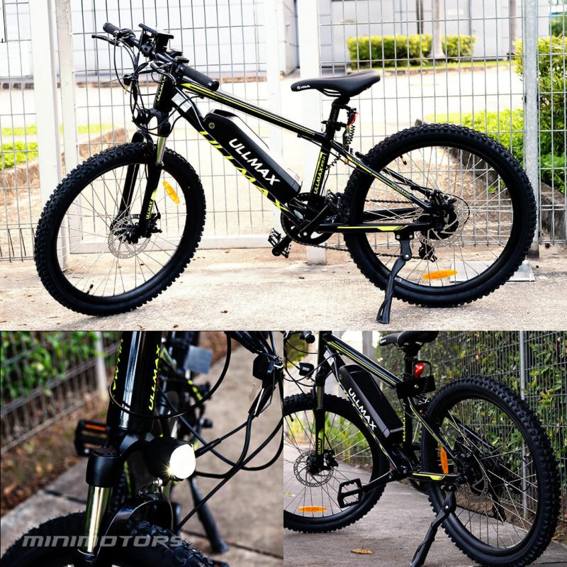 Ullmax-MTB24 Electric Mountain Bike | Shimano Tourney-RevoShift | LTA Approved | EN15194 | Safety Mark | Free 6 Months Warranty