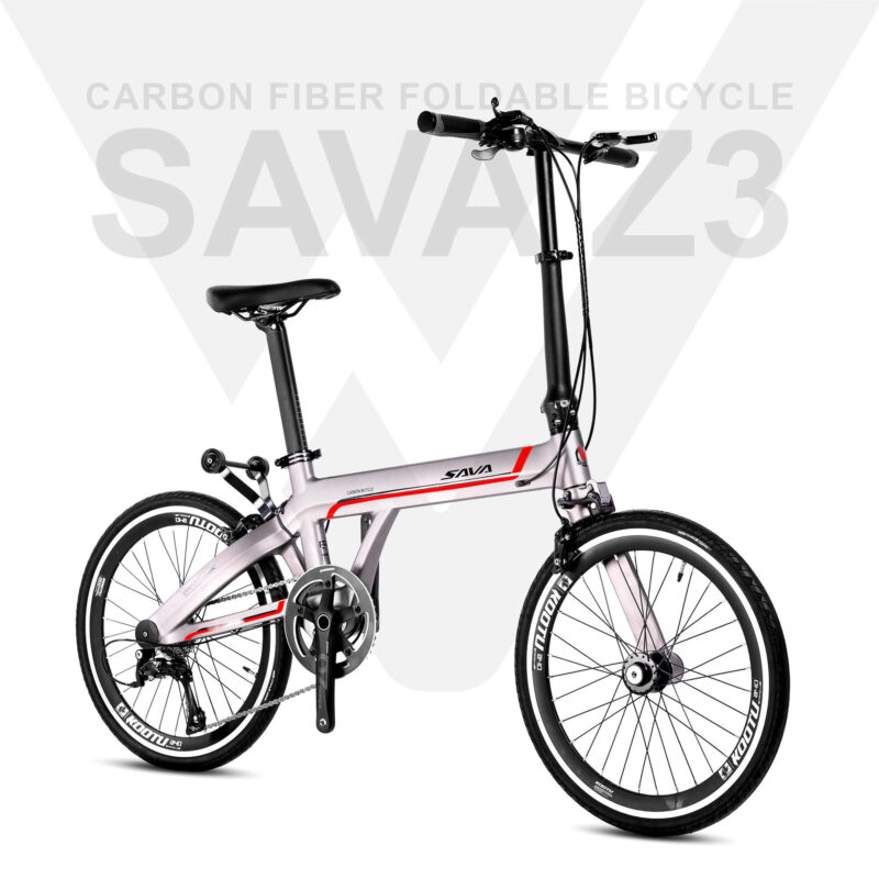 SAVA Z3 Single Arm Carbon Folding Bike | Shimano Sora |  Free Shipping & Assemble | 5 Years Warranty