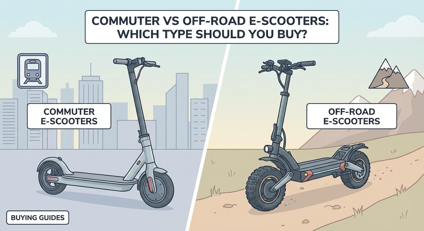 Commuter vs Off-Road E-Scooters: Which Type Should You Buy? - Illustration 3
