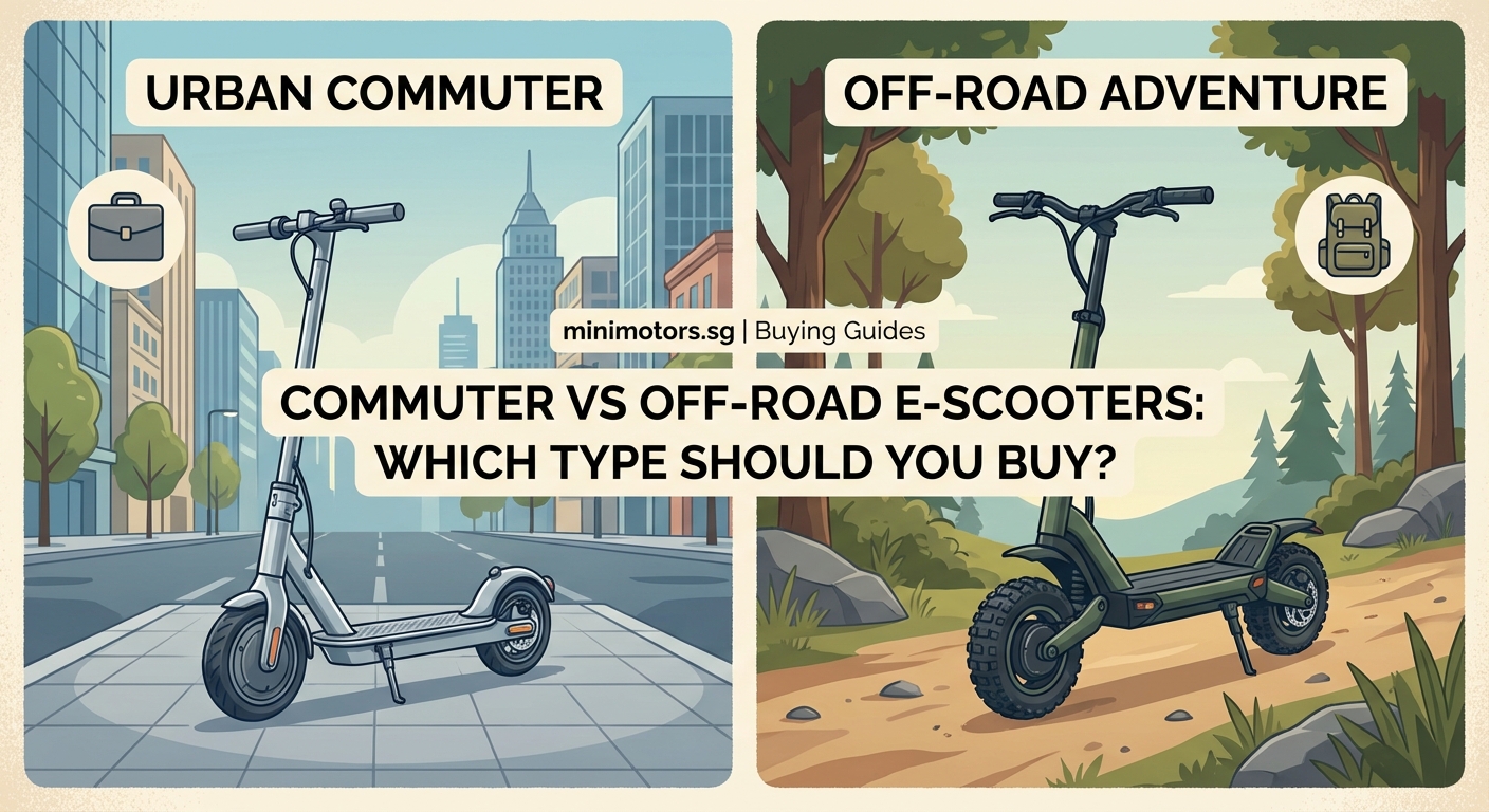 Commuter vs Off-Road E-Scooters: Which Type Should You Buy? - Illustration 2