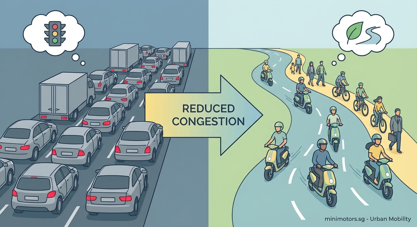 How E-Scooters Are Reducing Traffic Congestion in Major Cities - Illustration 1