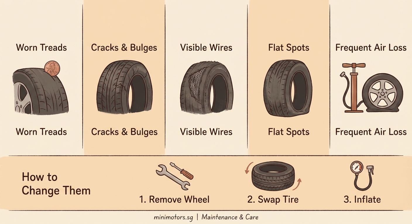 5 Signs Your E-Scooter Tires Need Replacement (And How to Change Them) — 1