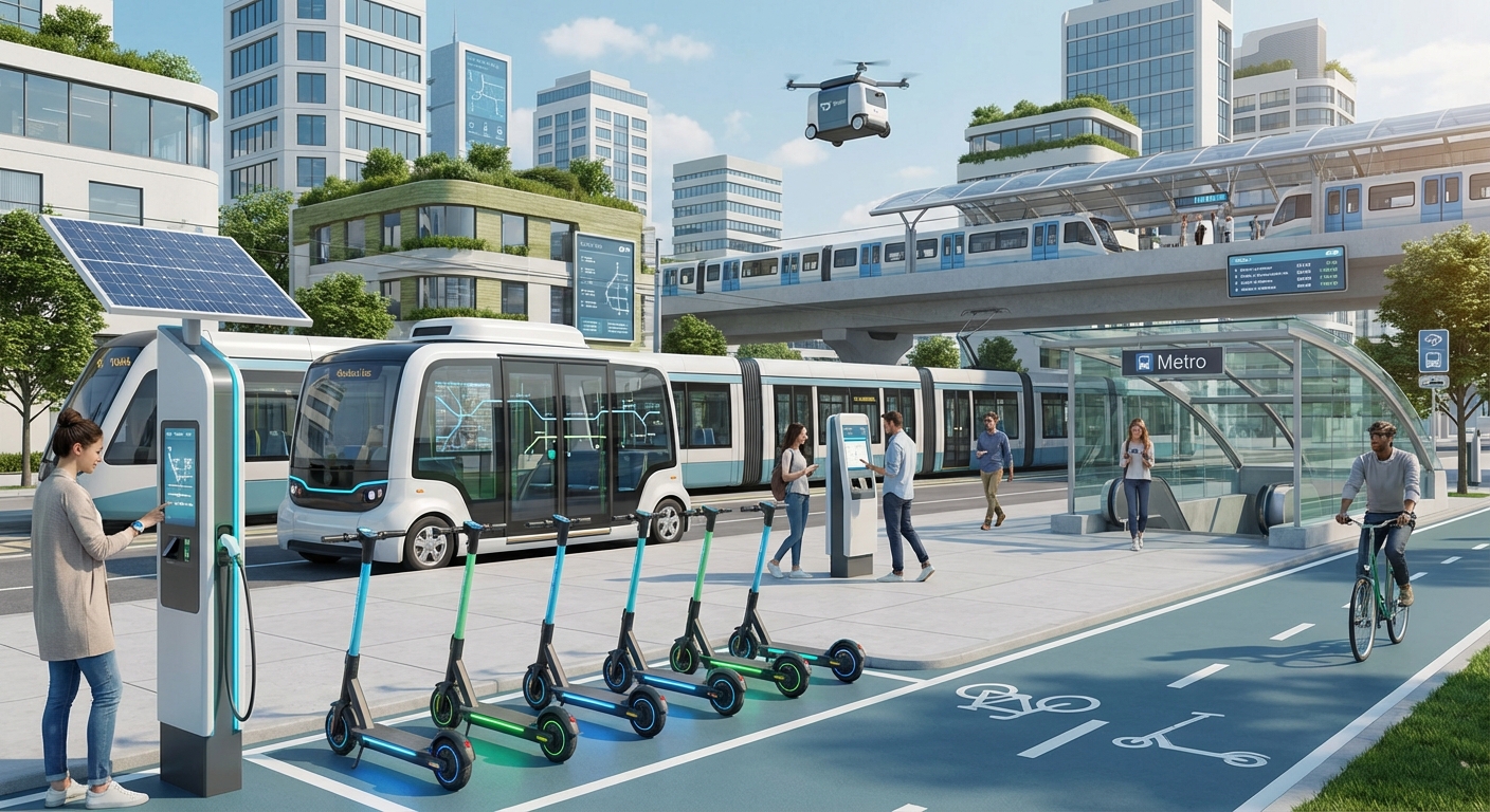 7 Ways Smart Cities Are Integrating E-Scooters Into Public Transit