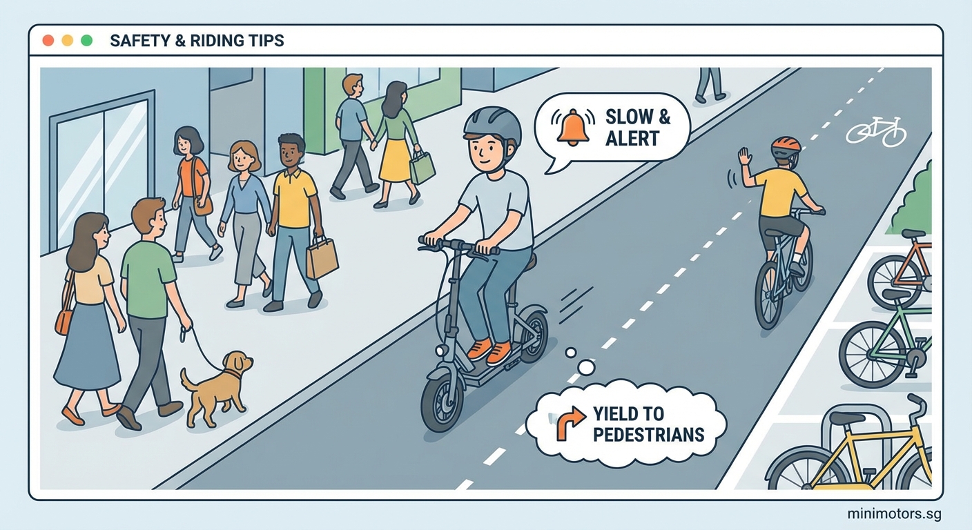 How to Safely Navigate Crowded Sidewalks and Bike Lanes on Your E-Scooter — image 2