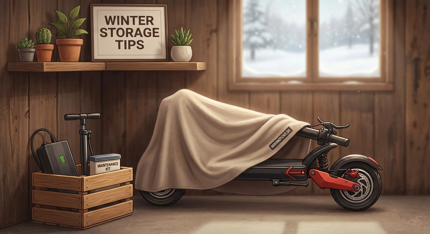 How to Properly Store Your Electric Scooter During Winter and Off-Season - Illustration 1