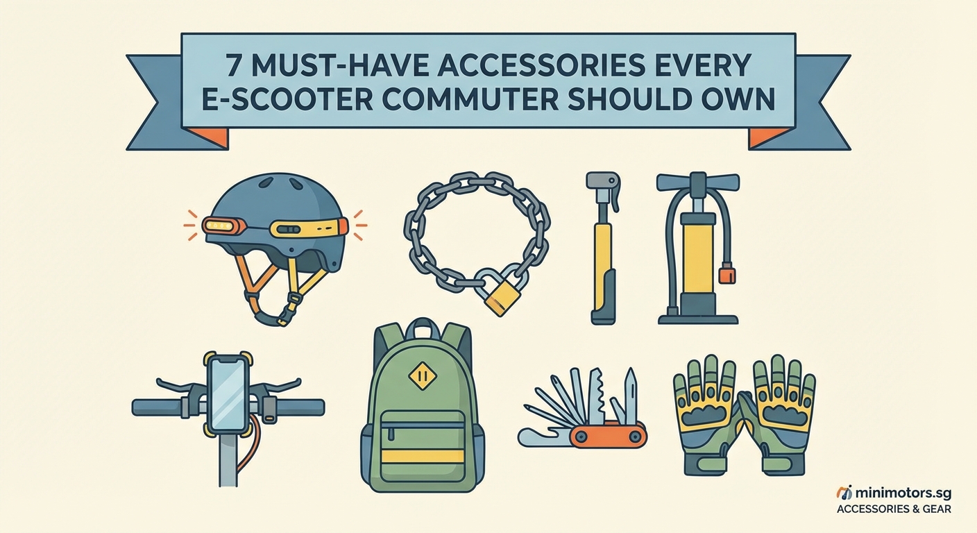 7 Must-Have Accessories Every E-Scooter Commuter Should Own - Illustration 3