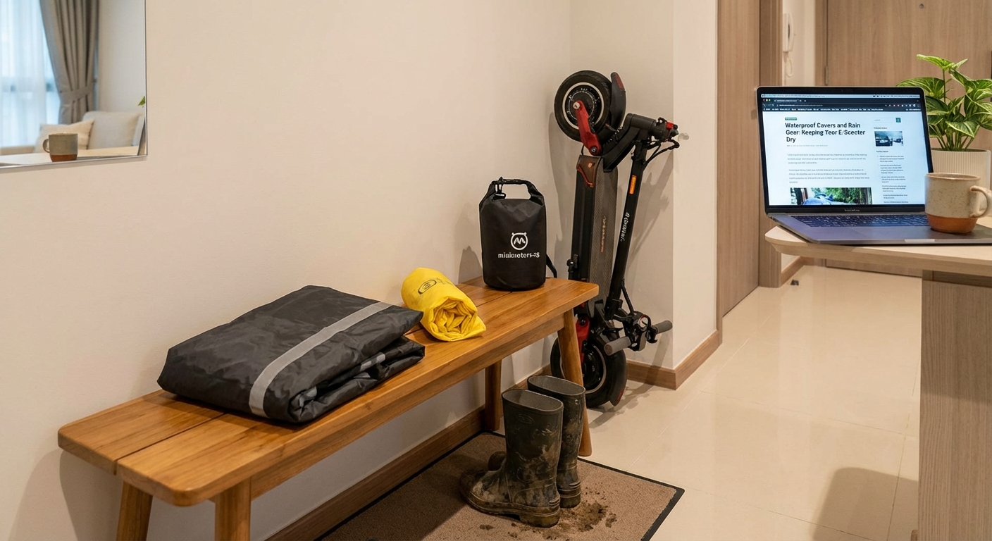 Waterproof Covers and Rain Gear: Keeping Your E-Scooter Dry - Illustration 3