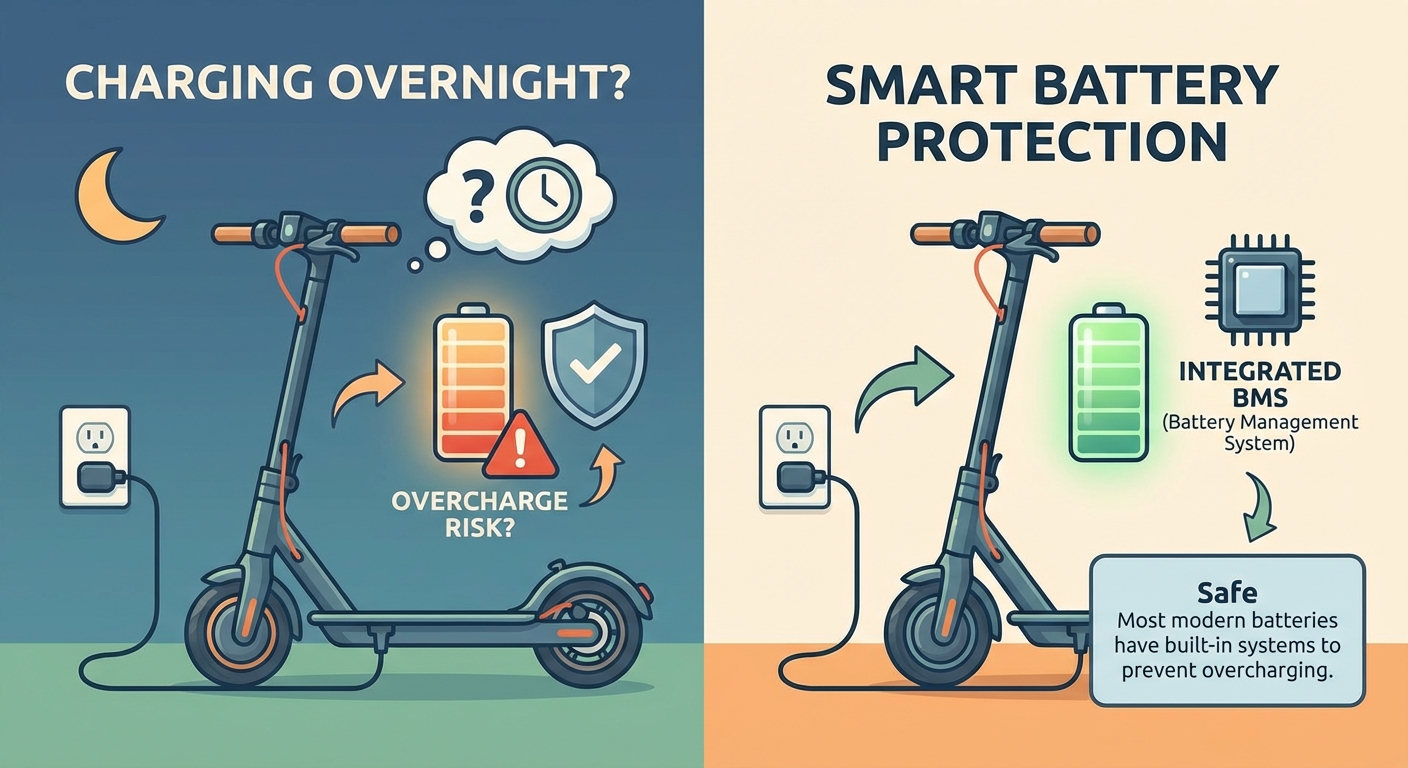 Can You Overcharge Your E-Scooter Battery? The Truth About Charging Overnight - Illustration 2