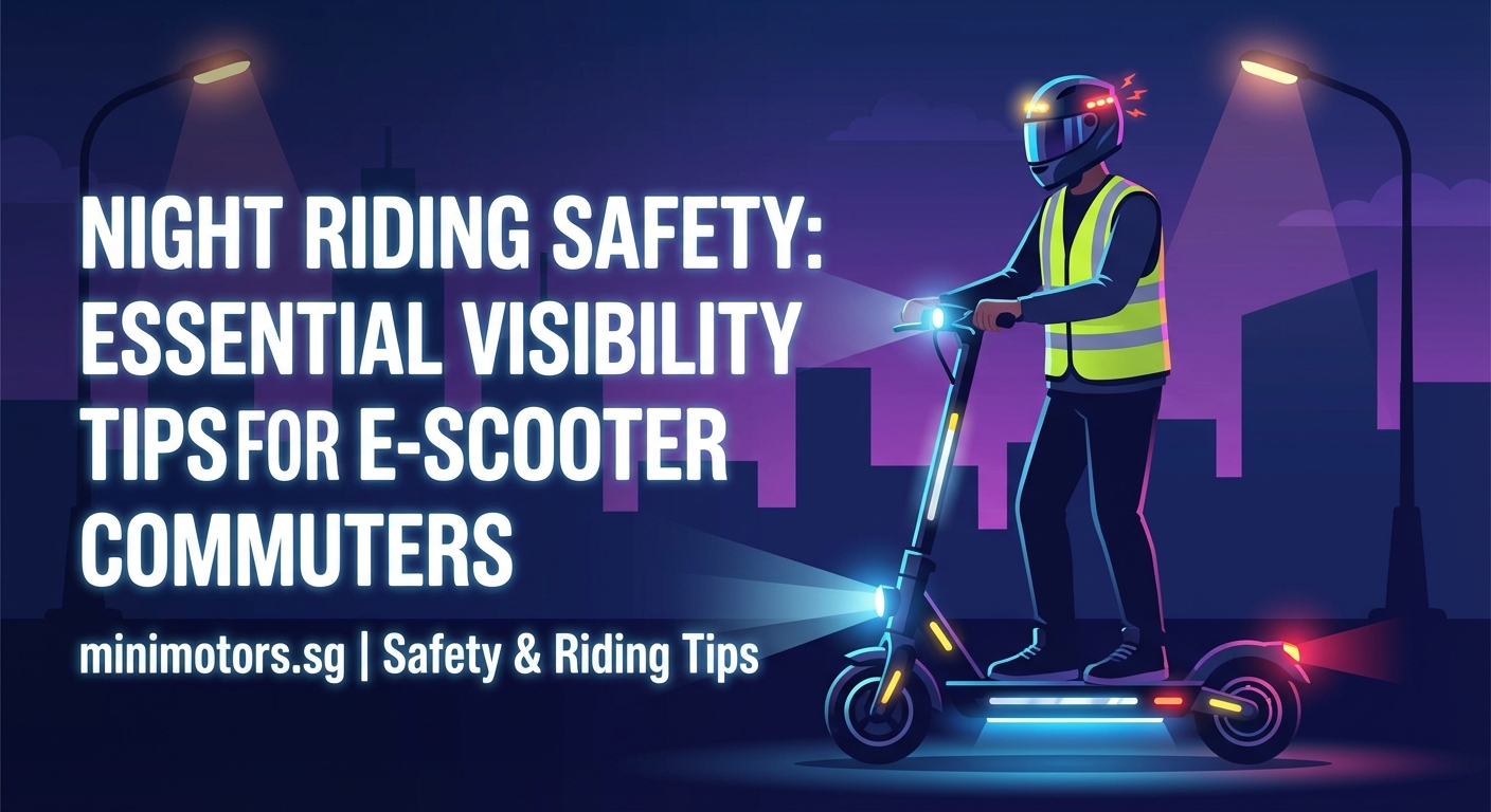 Night Riding Safety: Essential Visibility Tips for E-Scooter Commuters - Illustration 2