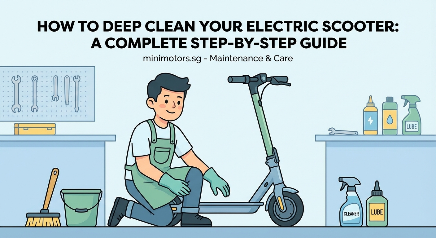 How to Deep Clean Your Electric Scooter: A Complete Step-by-Step Guide - Illustration 1
