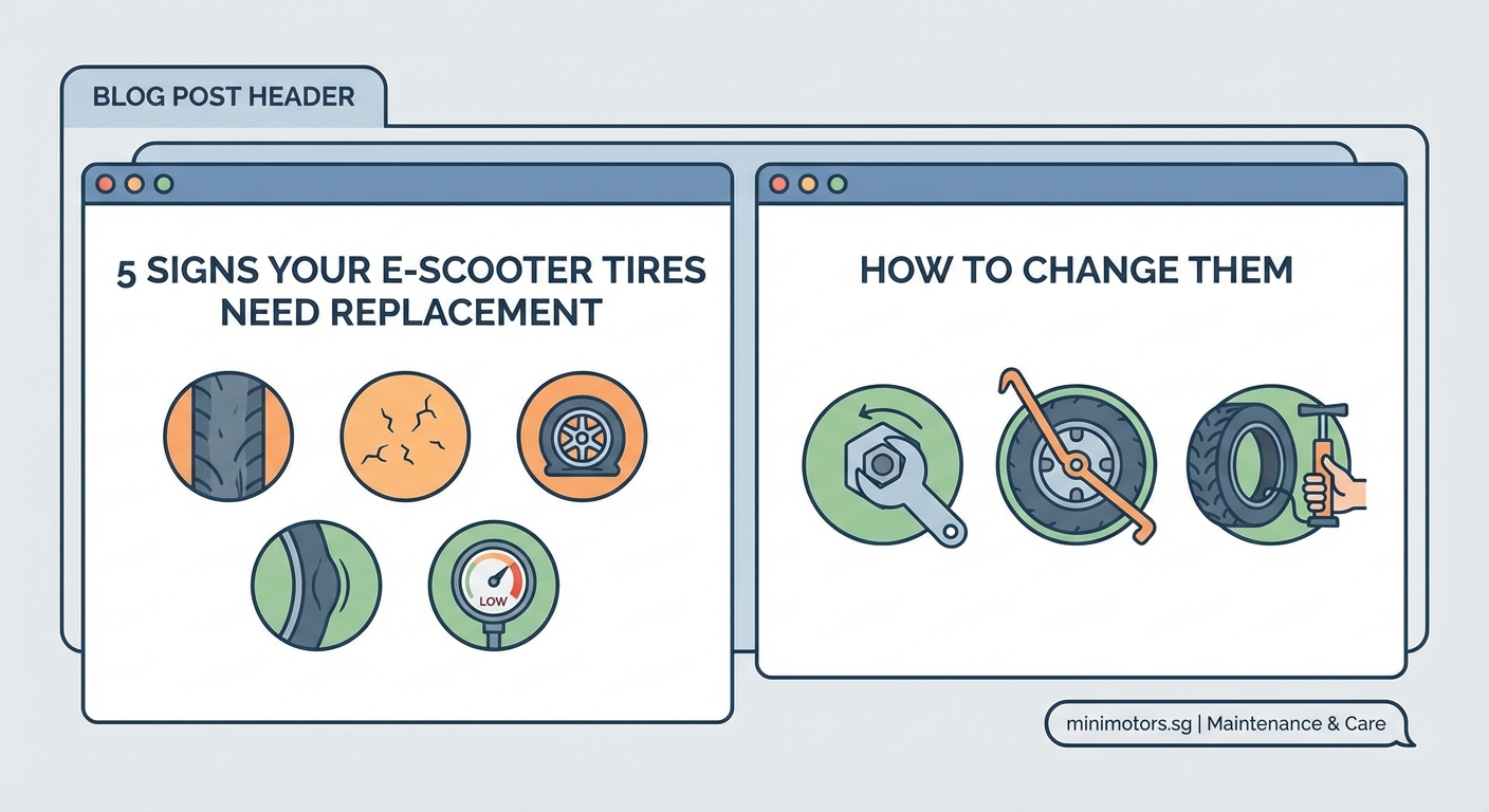 5 Signs Your E-Scooter Tires Need Replacement (And How to Change Them) - Illustration 3
