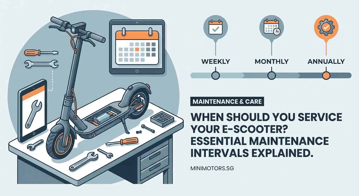 When Should You Service Your E-Scooter? Essential Maintenance Intervals Explained - Illustration 3