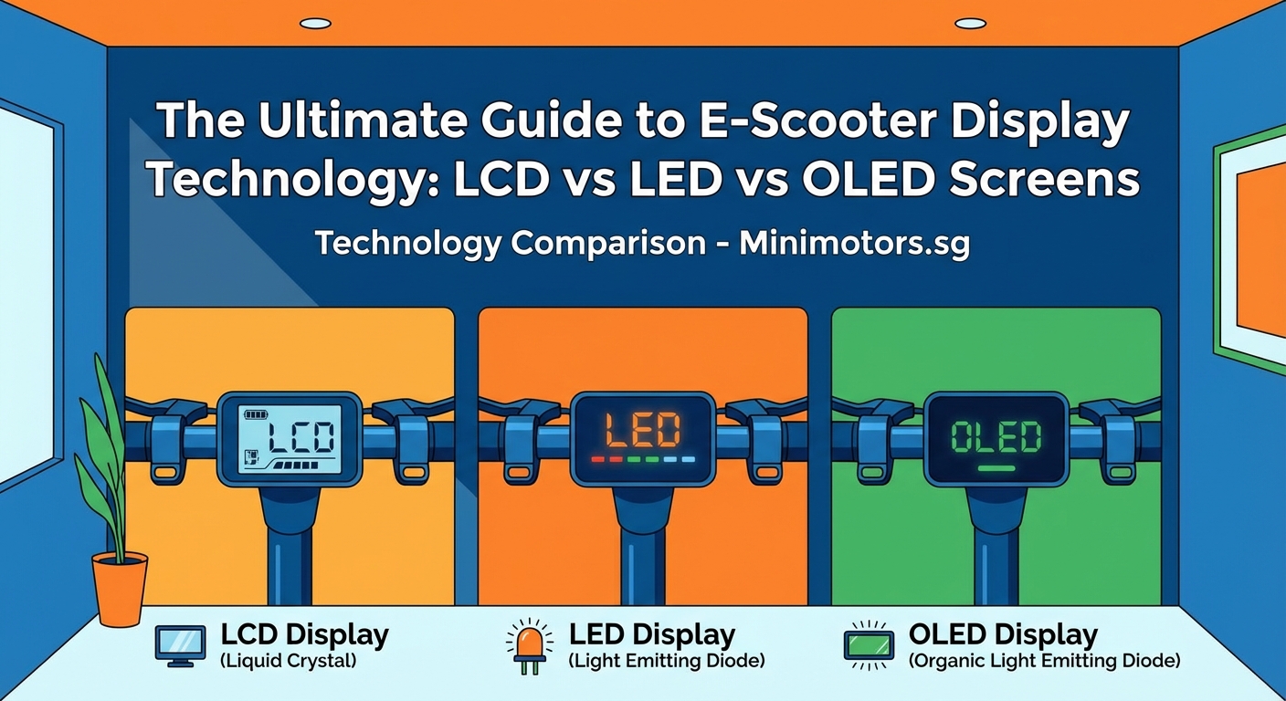 The Ultimate Guide to E-Scooter Display Technology: LCD vs LED vs OLED Screens - Illustration 2