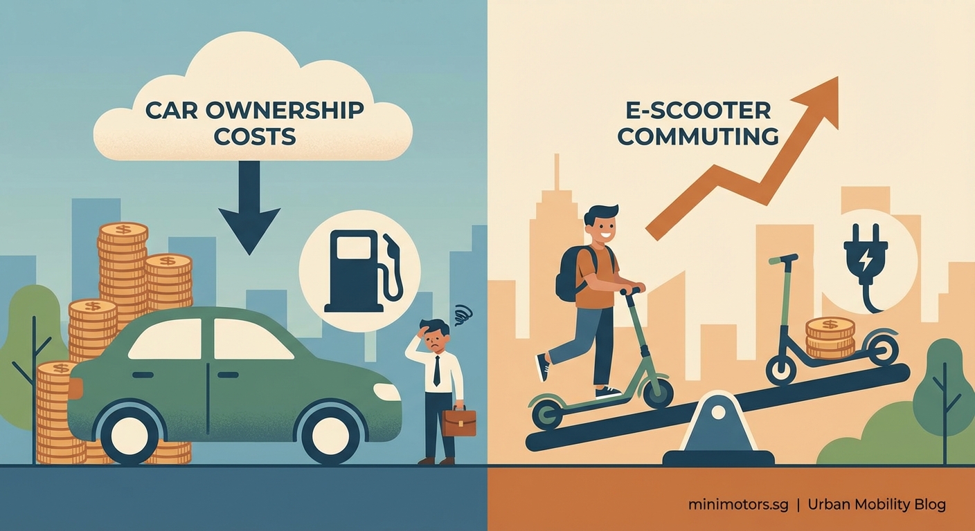 The Economics of E-Scooter Commuting vs Car Ownership in Cities - Illustration 2