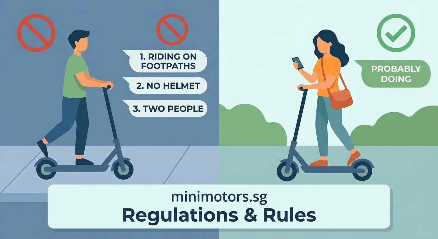7 Things That Are Illegal on Your E-Scooter (That You're Probably Doing) - Illustration 3