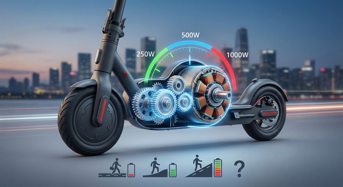 Electric Scooter Motor Power Guide: How Many Watts Do You Really Need?