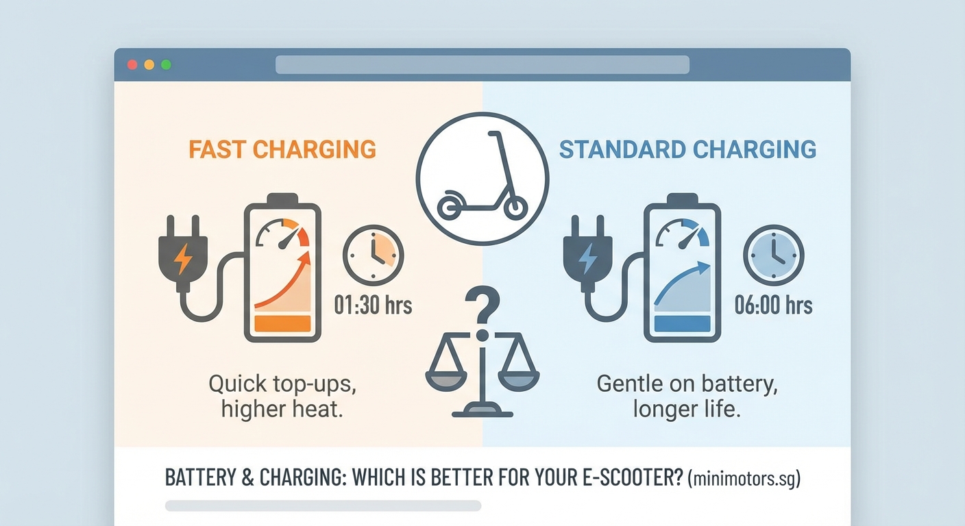 Fast Charging vs. Standard Charging: Which Is Better for Your E-Scooter? — 2